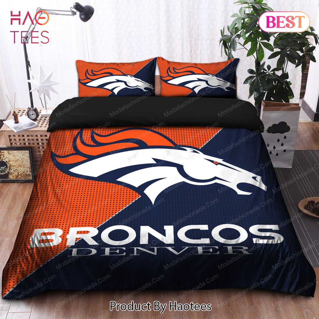 Denver Broncos Duvet Cover Bedding Set Pillowcase Comforter Cover Quilt  Cover