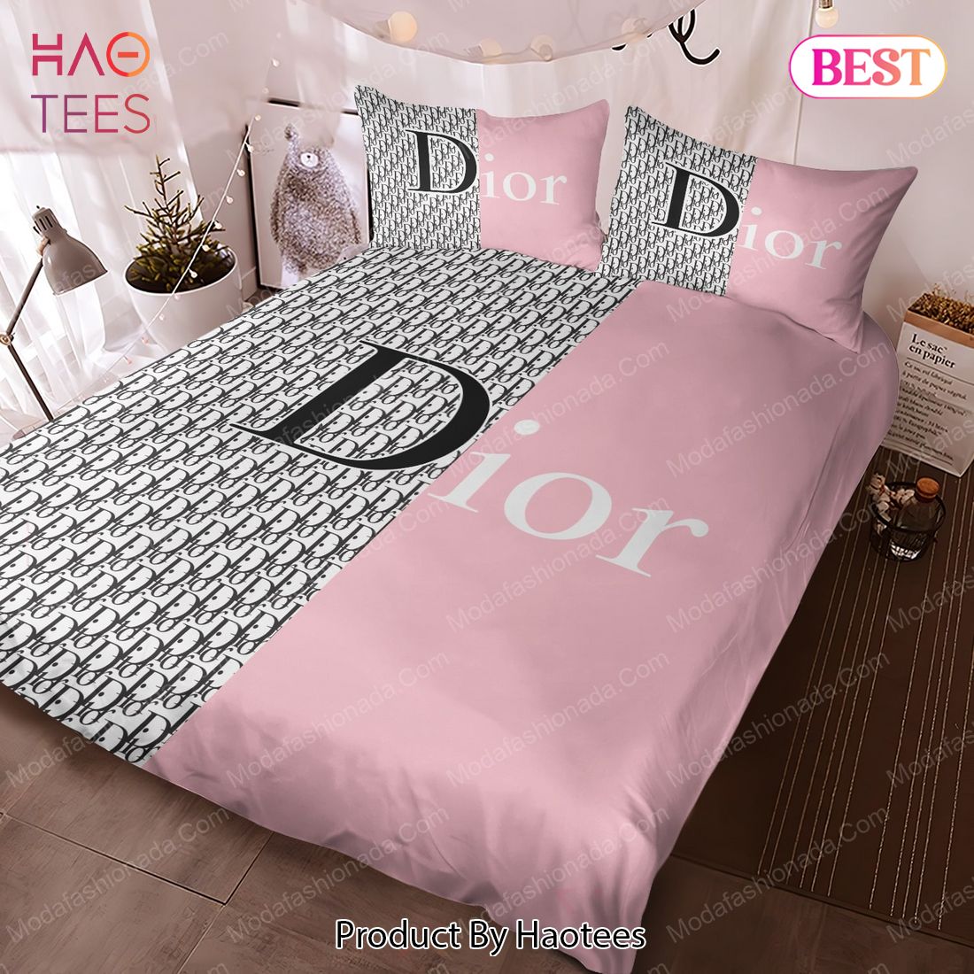 Buy Dior Pink Bedding Sets Bed Sets, Bedroom Sets, Comforter Sets ...