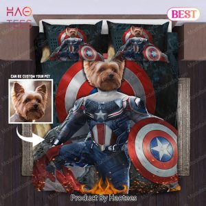 Buy Dog Cosplay Photos Captain America Bedding Sets Bed Sets, Bedroom Sets, Comforter Sets, Duvet Cover, Bedspread