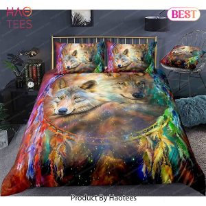 Buy Dreamcatcher And Wolf Dog Animal 377 Bedding Set Bed Sets, Bedroom Sets, Comforter Sets, Duvet Cover, Bedspread