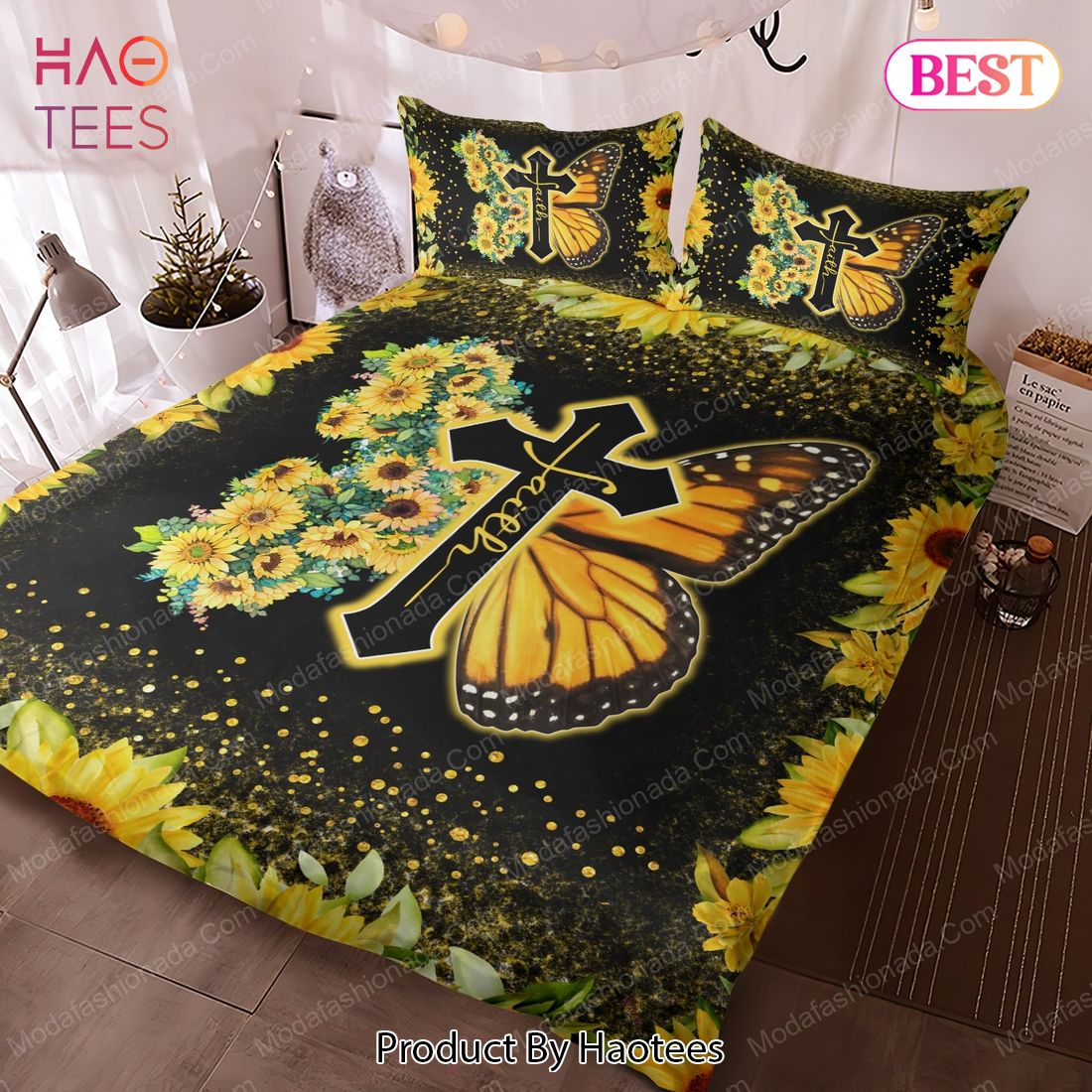 Buy Faith Jesus Christ Butterfly Sunflower Bedding Sets Bed Sets, Bedroom Sets, Comforter Sets, Duvet Cover, Bedspread Buy Faith Jesus Christ Butterfly Sunflower Bedding Sets Bed Sets, Bedroom Sets, Comforter Sets, Duvet Cover, Bedspread