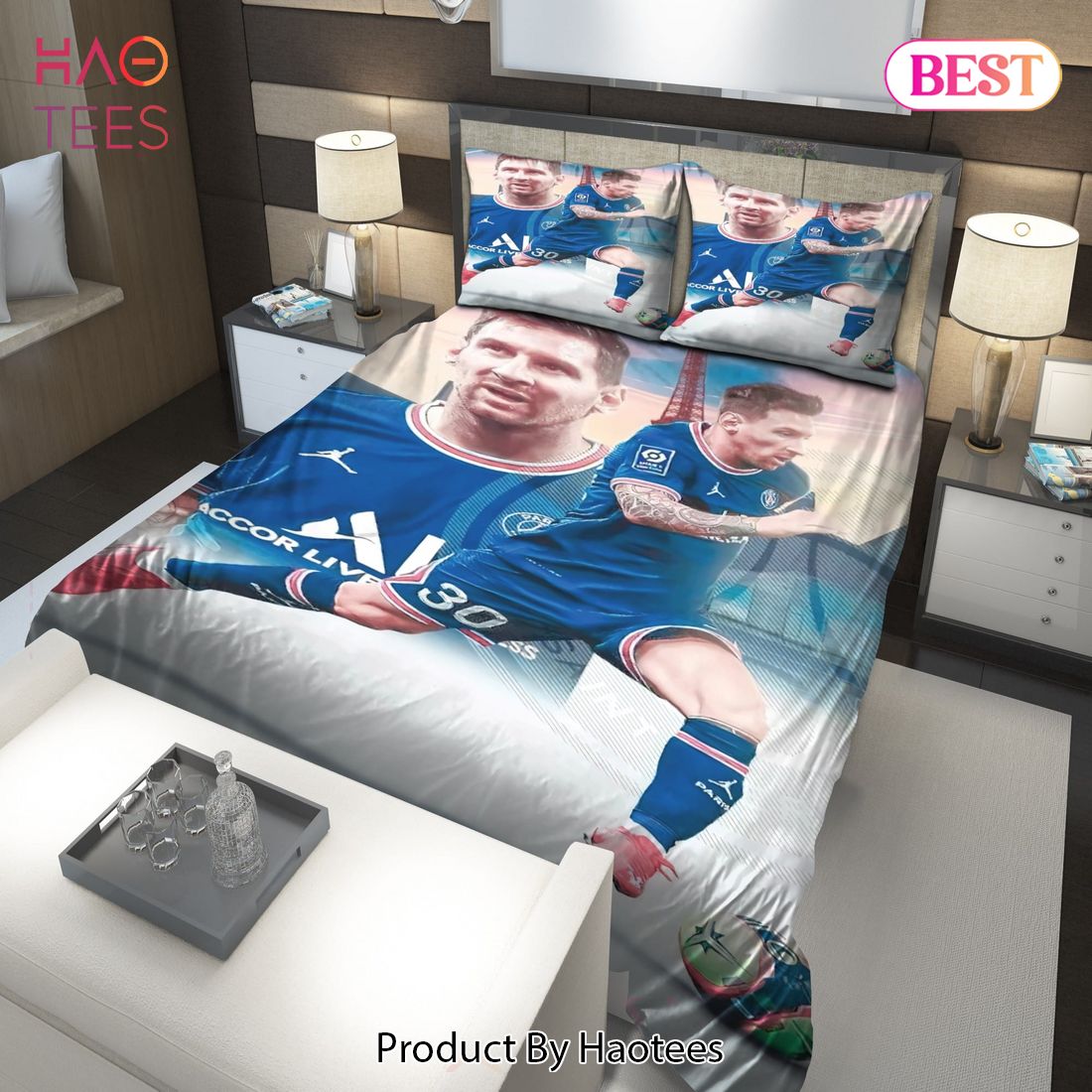 Buy FC PSG Lionel Messi 04 Bedding Sets Bed Sets, Bedroom Sets, Comforter Sets, Duvet Cover, Bedspread Buy FC PSG Lionel Messi 04 Bedding Sets Bed Sets, Bedroom Sets, Comforter Sets, Duvet Cover, Bedspread