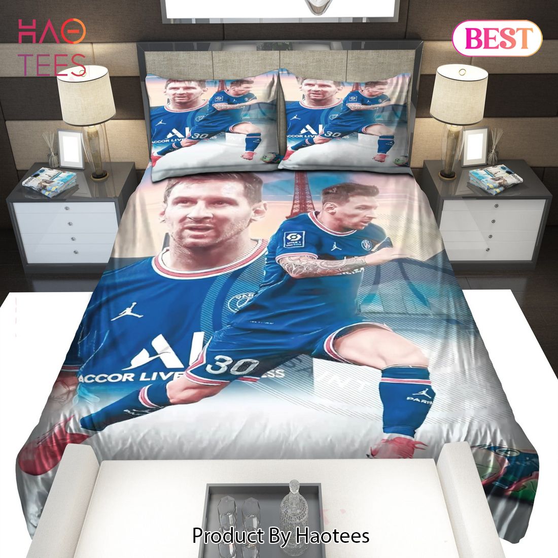 Buy FC PSG Lionel Messi 04 Bedding Sets Bed Sets, Bedroom Sets, Comforter Sets, Duvet Cover, Bedspread Buy FC PSG Lionel Messi 04 Bedding Sets Bed Sets, Bedroom Sets, Comforter Sets, Duvet Cover, Bedspread