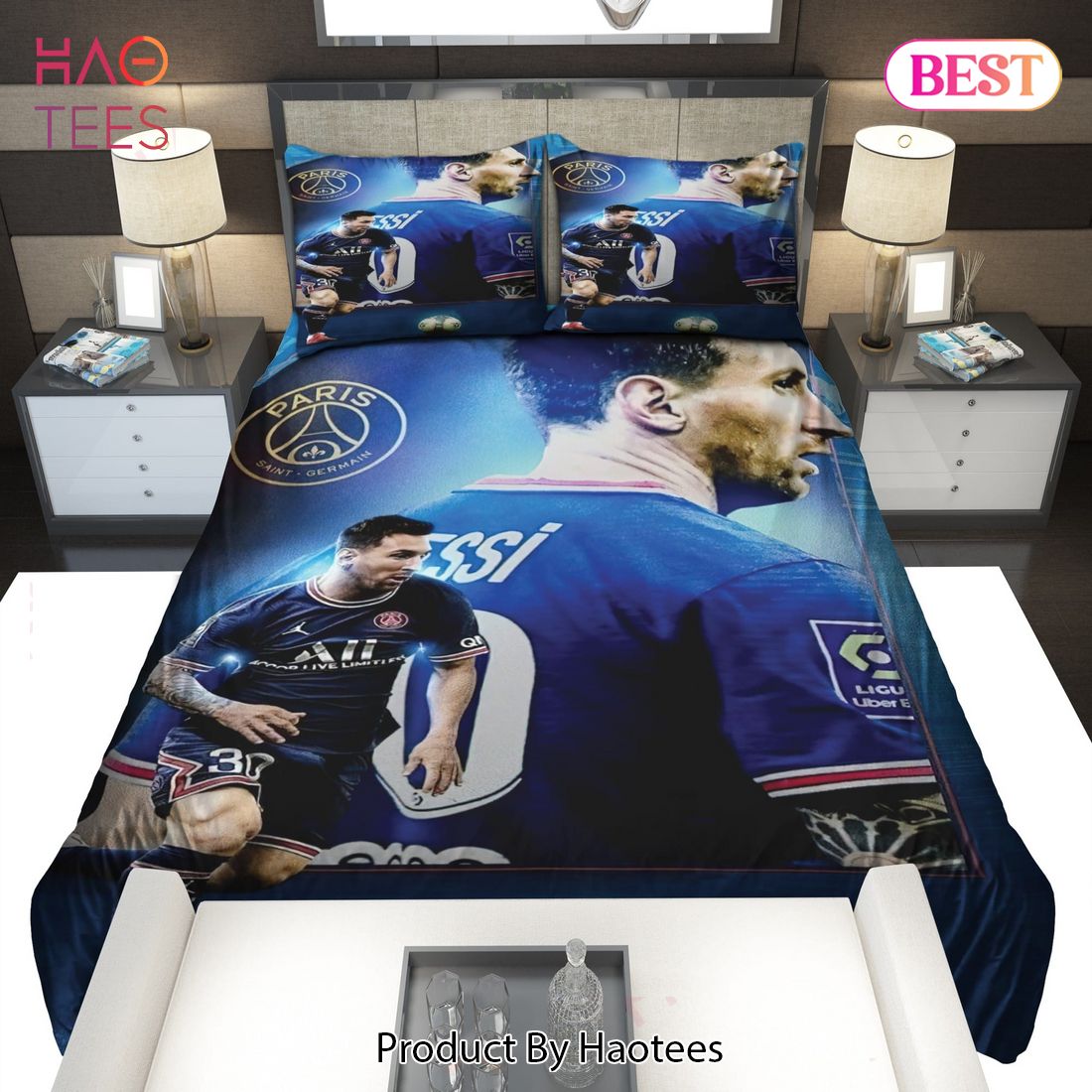 Buy FC PSG Lionel Messi 08 Bedding Sets Bed Sets, Bedroom Sets, Comforter Sets, Duvet Cover, Bedspread Buy FC PSG Lionel Messi 08 Bedding Sets Bed Sets, Bedroom Sets, Comforter Sets, Duvet Cover, Bedspread