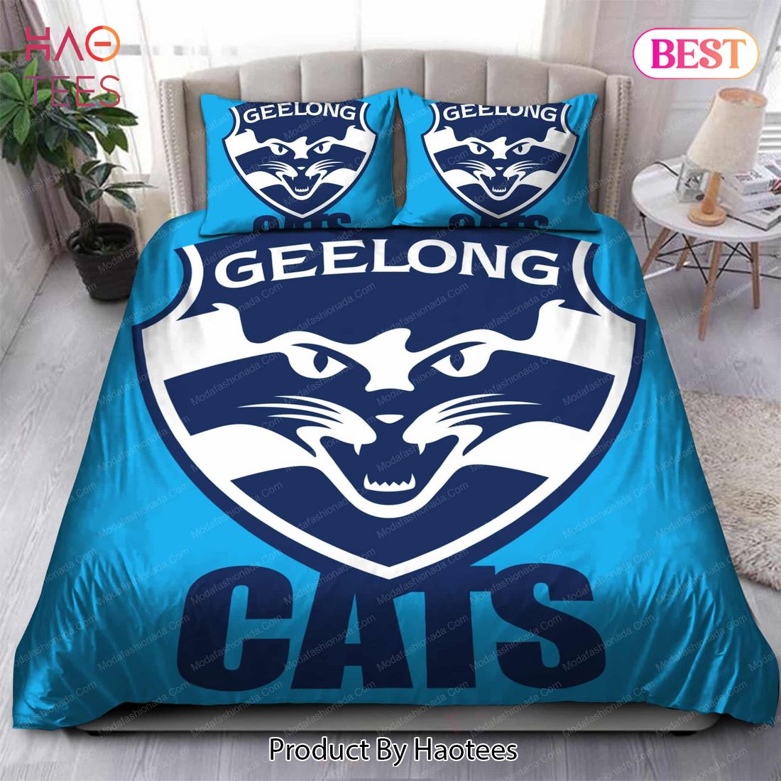 Buy Geelong Football Club Logo Bedding Sets Bed Sets, Bedroom Sets, Comforter Sets, Duvet Cover