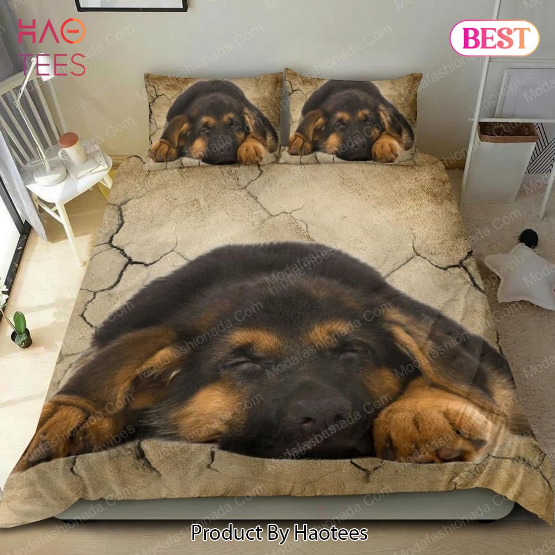 German shepherd comforter on sale set