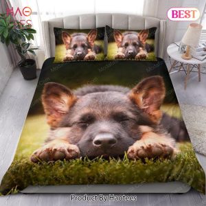 Buy German Shepherd Puppy Sleeping Dog Animal 217 Bedding Set Bed Sets, Bedroom Sets, Comforter Sets, Duvet Cover, Bedspread