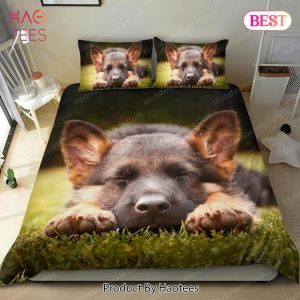 Buy German Shepherd Puppy Sleeping Dog Animal 217 Bedding Set Bed Sets, Bedroom Sets, Comforter Sets, Duvet Cover, Bedspread