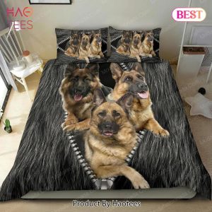 Buy German Shepherd Zipper Dog Animal 2 Bedding Set Bed Sets, Bedroom Sets, Comforter Sets, Duvet Cover, Bedspread