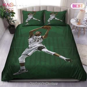 Buy Giannis Antetokounmpo Milwaukee Bucks NBA 12 Bedding Sets Bed Sets, Bedroom Sets, Comforter Sets, Duvet Cover, Bedspread