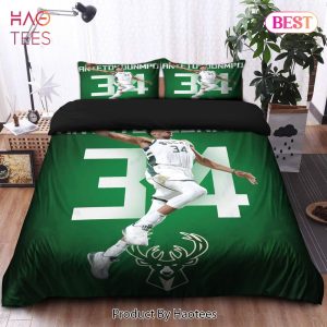 Buy Giannis Antetokounmpo Milwaukee Bucks NBA 15 Bedding Sets Bed Sets, Bedroom Sets, Comforter Sets, Duvet Cover, Bedspread