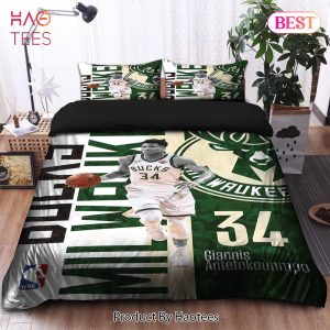 Buy Giannis Antetokounmpo Milwaukee Bucks NBA 16 Bedding Sets Bed Sets, Bedroom Sets, Comforter Sets, Duvet Cover, Bedspread