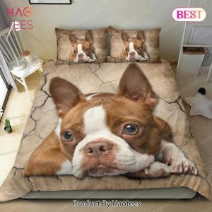 Buy Ginger Boston Terrier Dog Animal 203 Bedding Set Bed Sets, Bedroom Sets, Comforter Sets, Duvet Cover, Bedspread