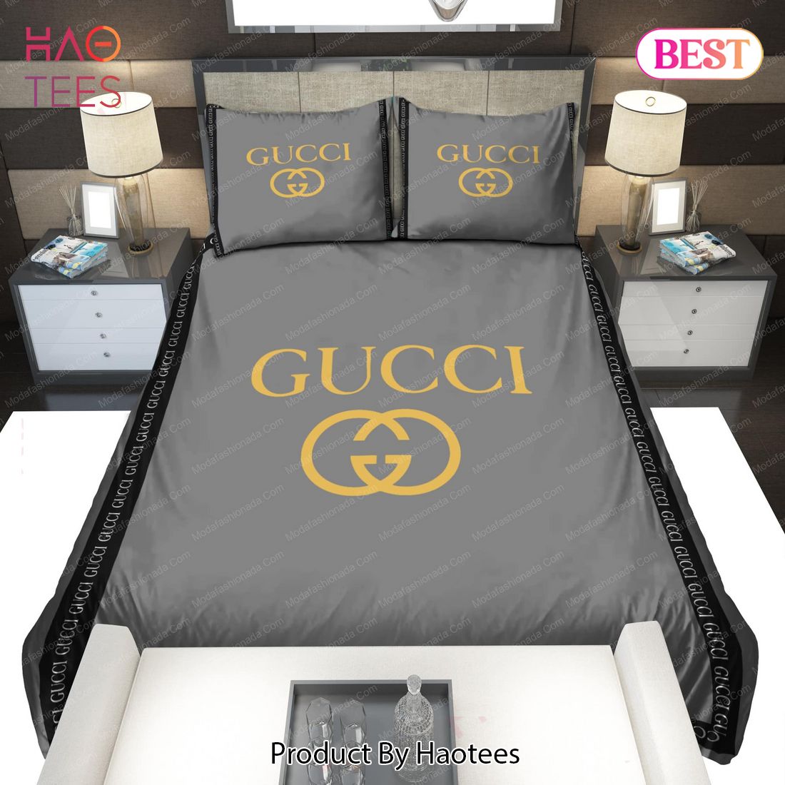 Buy Grey Gucci Bedding Sets Bed Sets, Bedroom Sets, Comforter Sets, Duvet Cover, Bedspread Luxury Store