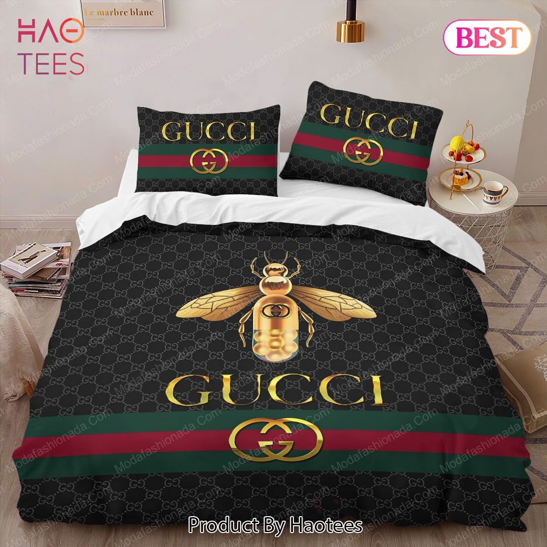 Buy Gucci Bee Bedding Sets Bed Sets, Bedroom Sets, Comforter Sets, Duvet Cover, Bedspread Luxury Store