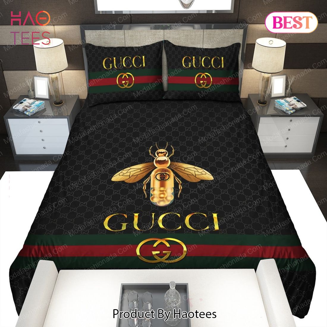 Buy Gucci Bee Bedding Sets Bed Sets, Bedroom Sets, Comforter Sets, Duvet Cover, Bedspread Luxury Store