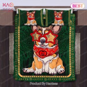 Buy Gucci Corgi Bedding Sets Bed Sets, Bedroom Sets, Comforter Sets, Duvet Cover, Bedspread