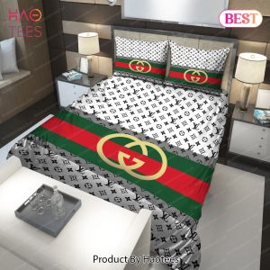 Buy Gucci Louis Vuitton Symbol Bedding Sets Bed Sets, Bedroom Sets, Comforter Sets, Duvet Cover, Bedspread