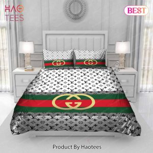 Louis vuitton hot logo brand bedding sets bedspread duvet cover set, bedroom  decor , thanksgiving decorations… in 2023