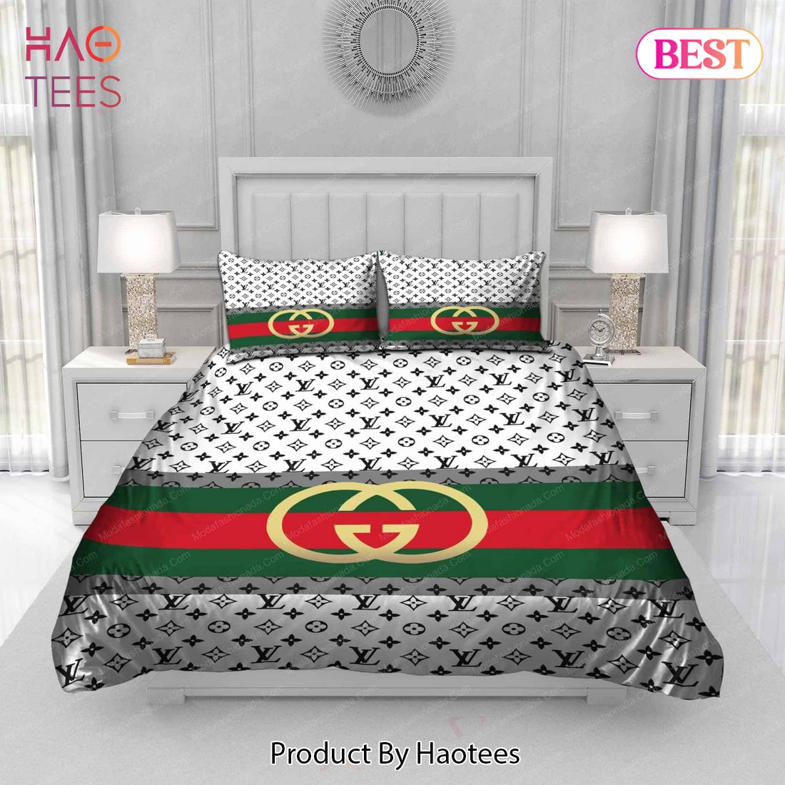Louis vuitton brands 12 bedding set  Bedding set, Bedroom duvet cover, King  size comforters
