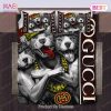Buy Gucci Pattern Violet Skull Bedding Sets Bed Sets, Bedroom Sets, Comforter Sets, Duvet Cover, Bedspread