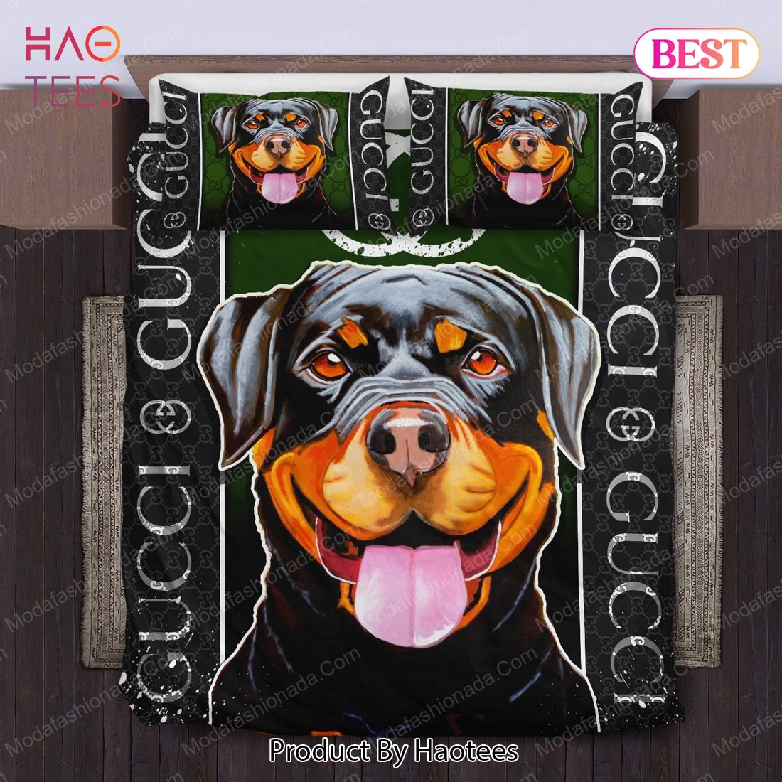 Buy Gucci Rottweilers Bedding Sets Bed Sets, Bedroom Sets, Comforter Sets, Duvet Cover, Bedspread Luxury Store