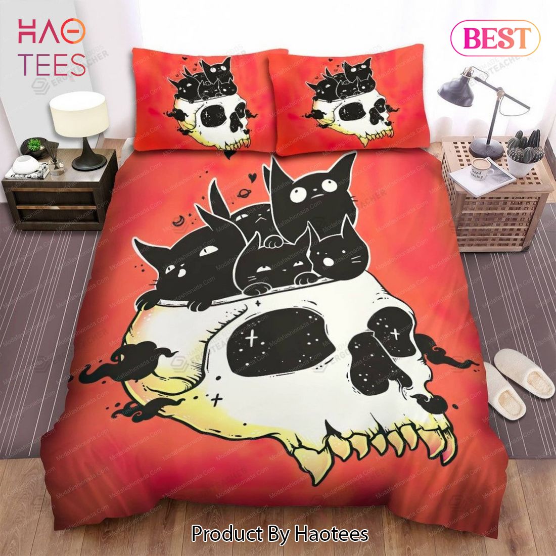Buy Halloween Cartoon Skull & Adorable Black Cat Animal 306 Bedding Set Bed Sets, Bedroom Sets, Comforter Sets, Duvet Cover, Bedspread Buy Halloween Cartoon Skull & Adorable Black Cat Animal 306 Bedding Set Bed Sets, Bedroom Sets, Comforter Sets, Duvet Cover, Bedspread