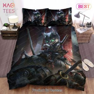 Buy Halloween Green Eyes Bloody Cat Animal 304 Bedding Set Bed Sets, Bedroom Sets, Comforter Sets, Duvet Cover, Bedspread