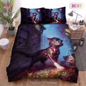 Buy Halloween Under The Rain Artwork Cat Animal 260 Bedding Set Bed Sets, Bedroom Sets, Comforter Sets, Duvet Cover, Bedspread