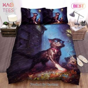 Buy Halloween Under The Rain Artwork Cat Animal 260 Bedding Set Bed Sets, Bedroom Sets, Comforter Sets, Duvet Cover, Bedspread
