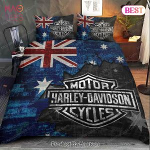Buy Harley Davidson Australia National Flag Bedding Sets Bed Sets, Bedroom Sets, Comforter Sets, Duvet Cover, Bedspread