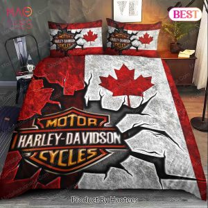 Buy Harley Davidson Canada Flag Bedding Sets Bed Sets, Bedroom Sets, Comforter Sets, Duvet Cover, Bedspread