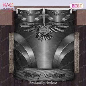 Buy Harley Davidson Eagle Black Background Motorcycles Logo Moto 27 Bedding Set Bed Sets, Bedroom Sets, Comforter Sets, Duvet Cover, Bedspread