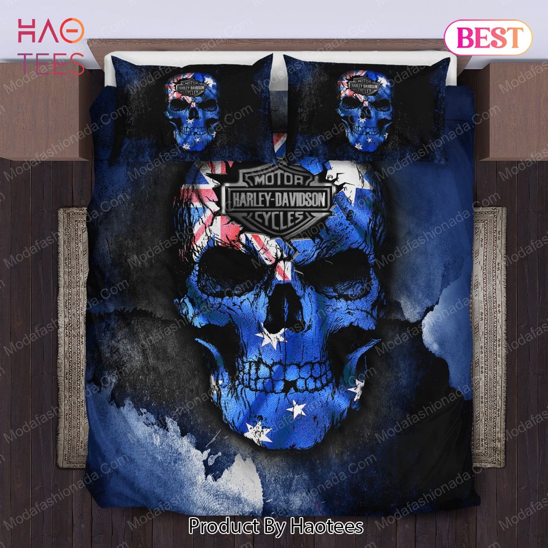 Buy Harley Davidson Flag Australia Bedding Sets Bed Sets, Bedroom Sets, Comforter Sets, Duvet Cover, Bedspread Luxury Store