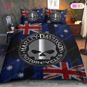 Buy Harley Davidson Skull Logo Bedding Sets Bed Sets, Bedroom Sets, Comforter Sets, Duvet Cover, Bedspread