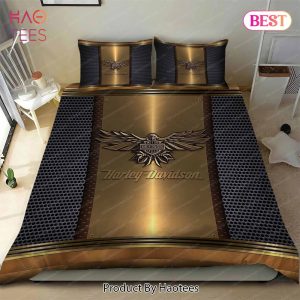 Buy Harley Davidson With Eagle Silver Background 101 Bedding Set Bed Sets, Bedroom Sets, Comforter Sets, Duvet Cover, Bedspread