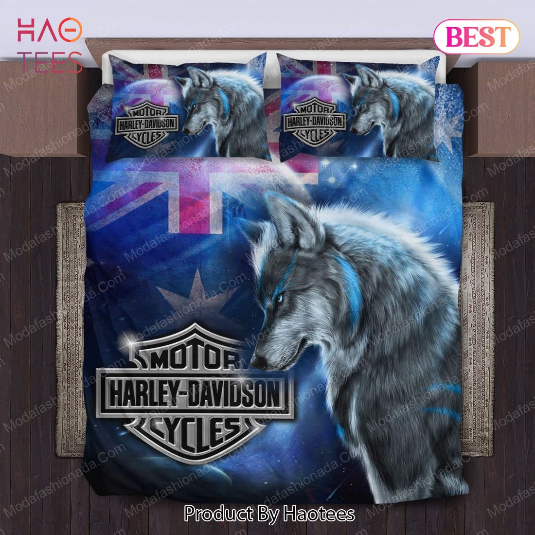 Buy Harley Davidson Wolf Bedding Sets Bed Sets, Bedroom Sets, Comforter Sets, Duvet Cover, Bedspread Luxury Store