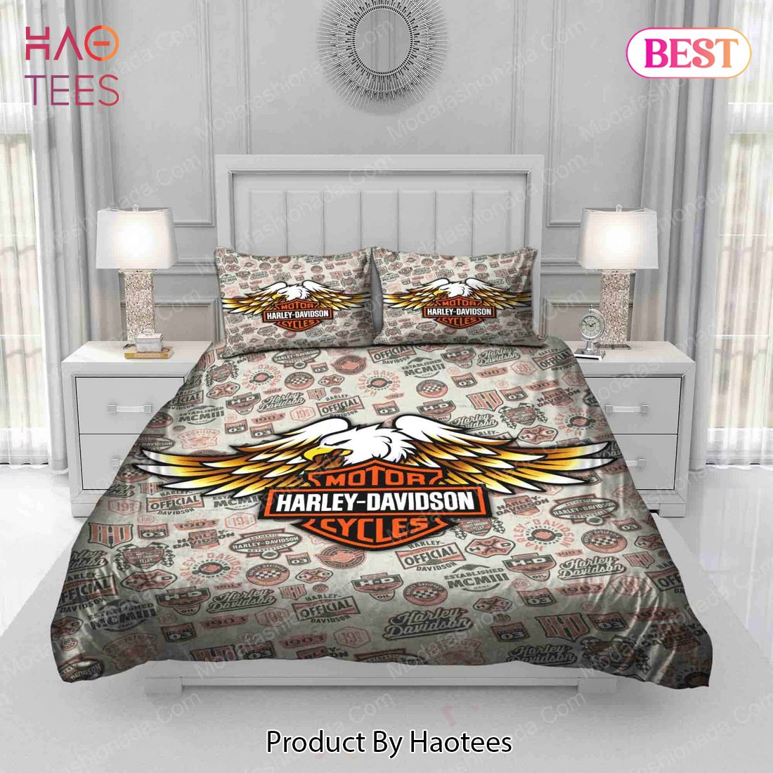 Harley Davidson Bed Set