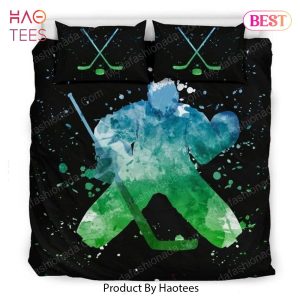 Buy Hockey Watercolor Sport 15 Bedding Set Bed Sets, Bedroom Sets, Comforter Sets, Duvet Cover, Bedspread