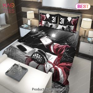 Buy Ice Hockey Goalie Catching Puck Personalized Custom Name & Number Sport 21 Bedding Set Bed Sets, Bedroom Sets, Comforter Sets, Duvet Cover, Bedspread