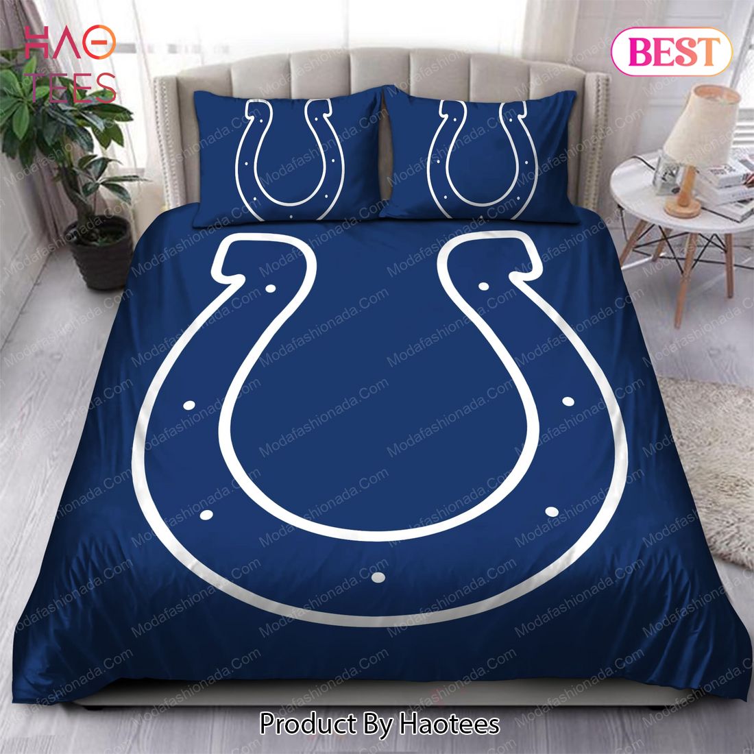 Buy Indianapolis Colts Logo Bedding Sets Bed Sets, Bedroom Sets, Comforter Sets, Duvet Cover, Bedspread
