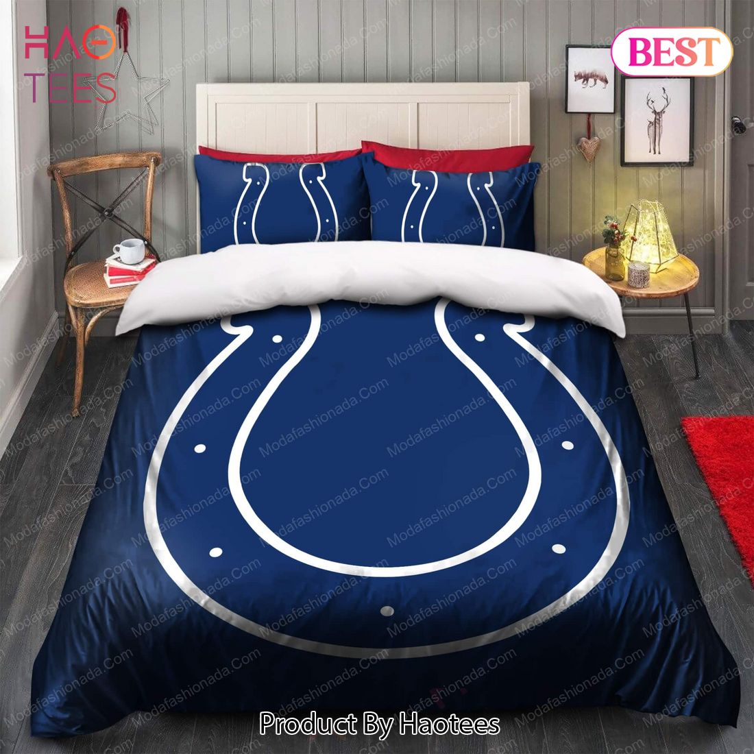 Indpls Colts Jersey Customized Quilt Bedding Set - Custom Any Name