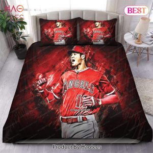 Buy Japanese Shohei Ohtani Los Angeles Angels MLB 19 Bedding Sets Bed Sets, Bedroom Sets, Comforter Sets, Duvet Cover, Bedspread