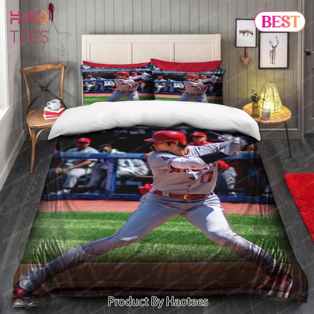 Shohei Ohtani 200 Ks In The Los Angeles Angels MLB Home Decor