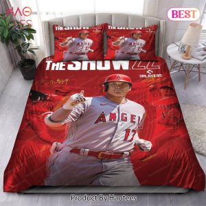 Buy Japanese Shohei Ohtani Los Angeles Angels MLB 22 Bedding Sets Bed Sets, Bedroom Sets, Comforter Sets, Duvet Cover, Bedspread