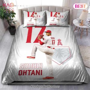 Buy Japanese Shohei Ohtani Los Angeles Angels MLB 24 Bedding Sets Bed Sets, Bedroom Sets, Comforter Sets, Duvet Cover, Bedspread