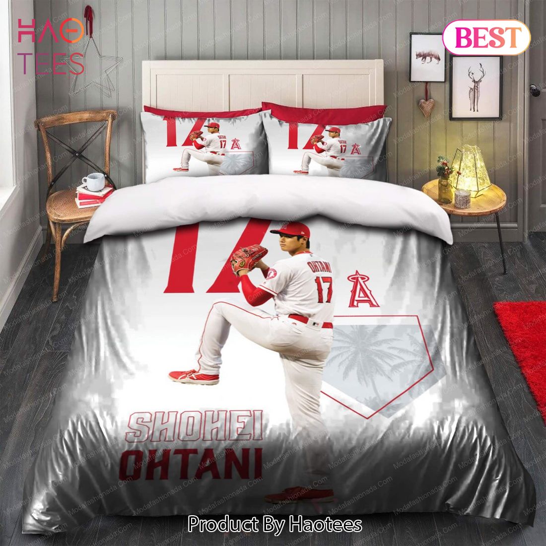 Buy Japanese Shohei Ohtani Los Angeles Angels MLB 24 Bedding Sets Bed