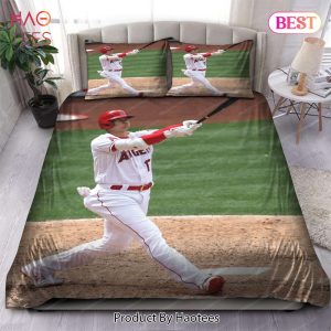 Buy Japanese Shohei Ohtani Los Angeles Angels MLB 25 Bedding Sets Bed Sets, Bedroom Sets, Comforter Sets, Duvet Cover, Bedspread