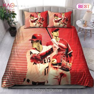 Buy Japanese Shohei Ohtani Los Angeles Angels MLB 27 Bedding Sets Bed Sets, Bedroom Sets, Comforter Sets, Duvet Cover, Bedspread