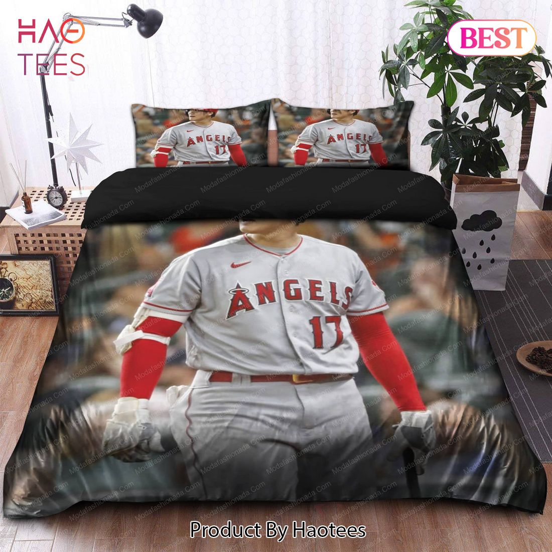 Buy Japanese Shohei Ohtani Los Angeles Angels MLB 28 Bedding Sets Bed Sets, Bedroom Sets, Comforter Sets, Duvet Cover, Bedspread